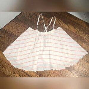 FREE PEOPLE Semi Sheer Gauze Strappy Boho Tank